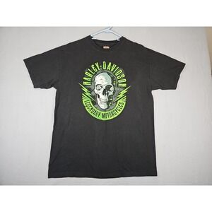Harley-Davidson Men's Skull Graphic T-Shirt Large Black High Desert Harley